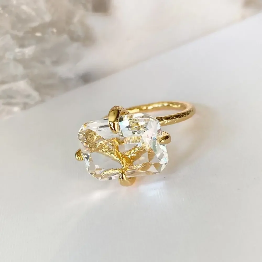 NEW From Fire Gemstone Statement Ring - Picture 9 of 16